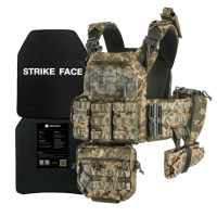 Бронежилет DFP 6-го класса. Керамеские бронеплиты 2,3 кг (карбид кремния). Цвет: пиксель