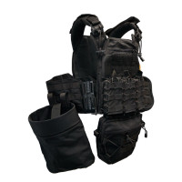 Tile carrier DFP GEN 3 with 9 pouches Black