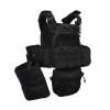 Tile carrier DFP GEN 3 with 9 pouches Black
