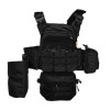 Tile carrier DFP GEN 3 with 9 pouches Black