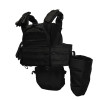 Tile carrier DFP GEN 3 with 9 pouches Black