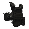 Tile carrier DFP GEN 3 with 9 pouches Black