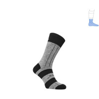 Thermal protective winter socks Protector MiddleHot Black - Gray