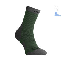 Protector “MidDry+” demi-season compression socks with Achilles insulation Green
