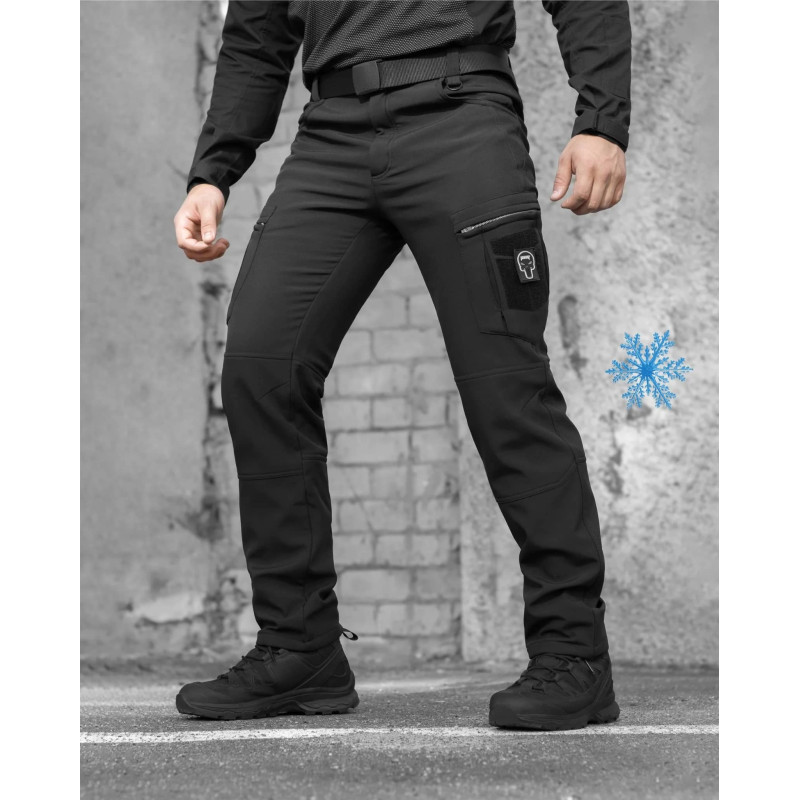 Брюки карго тактические Bezet Softshell Эшелон Черный