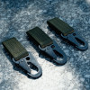 Universal mount with carabiner DEFua Olive (3pc)