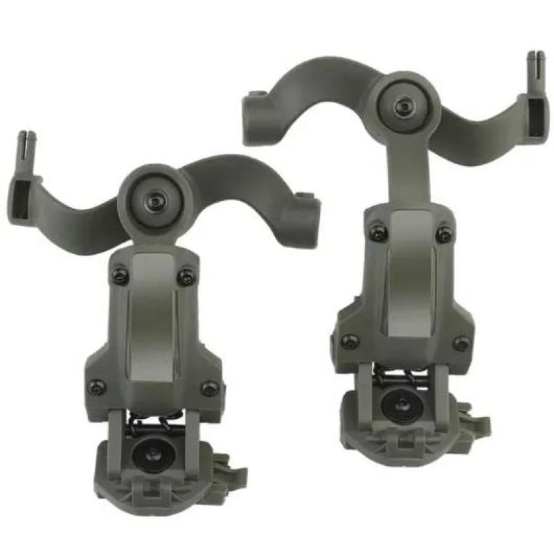 Адаптер кріплення на шолом Earmor для навушників "Чебурашка" Олива