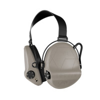 Sordin Supreme T2 Neckband Active Headphones with Rear Helmet Holder Coyote