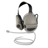 Sordin Supreme T2 Neckband Active Headphones with Rear Helmet Holder Coyote