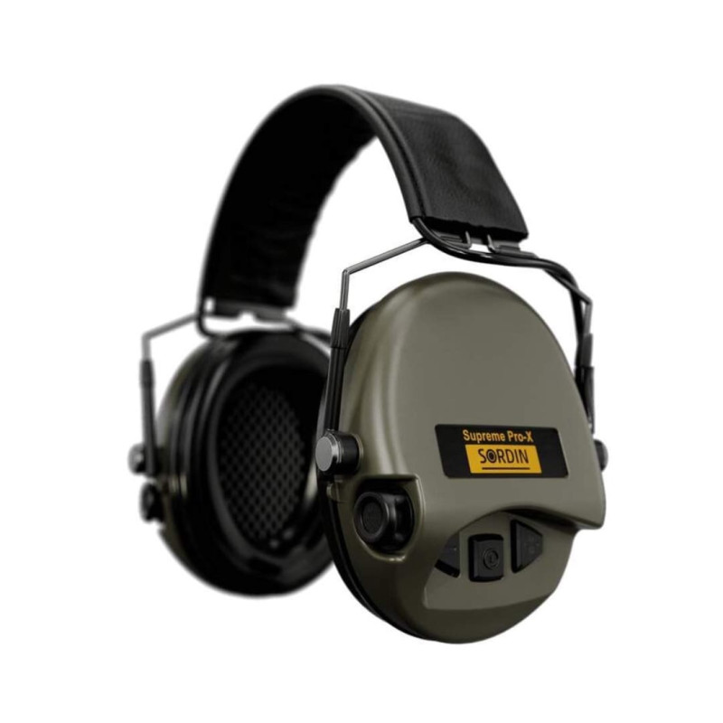 Активні навушники Sordin Supreme Pro-X SLIM Олива