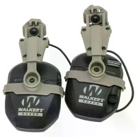 Кріплення адаптер Чебурашка на каску шолом для навушників Walkers Сірий