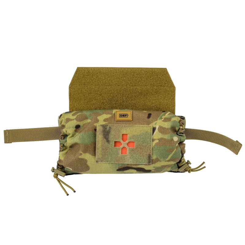 Аптечка тактическая горизонтальная DEFua Personal Healer Мультикам
