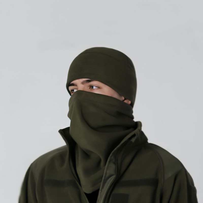 Шапка флисовая DFP Олива