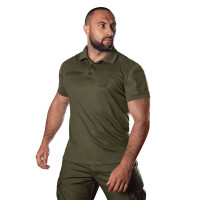 Camotec Army ID 2.0 CoolPass Pique LT Olive Polo
