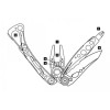 Мультитул Leatherman Skeletool Срібний