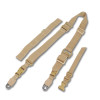 Ремінь 2-точковий Kiborg Gun Sling G-2 з пряжкою швидкого регулювання Triple-X Койот