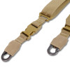 Ремінь 2-точковий Kiborg Gun Sling G-2 з пряжкою швидкого регулювання Triple-X Койот
