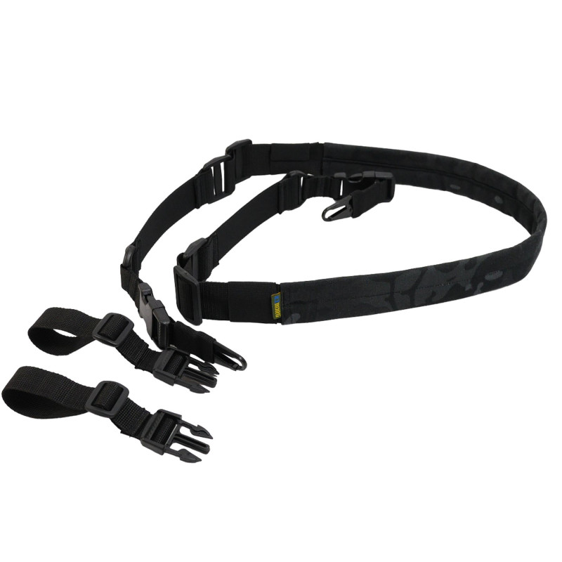 Ремінь 2-точковий Kiborg для АК,РПК Мультикам-Чорний