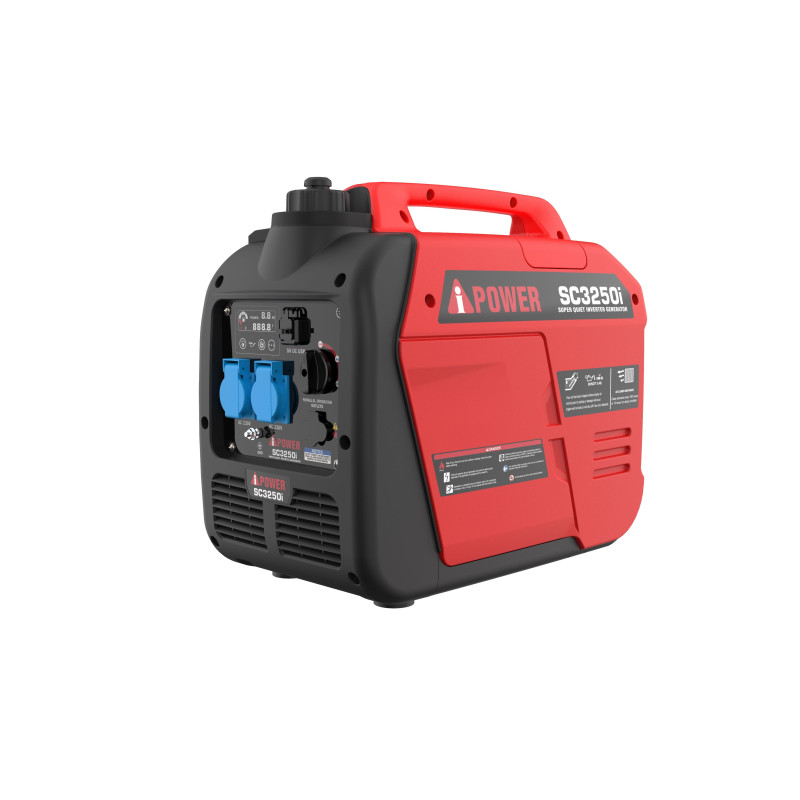Генератор інверторний A-iPower SC3250i бензин потужністю max 3000W