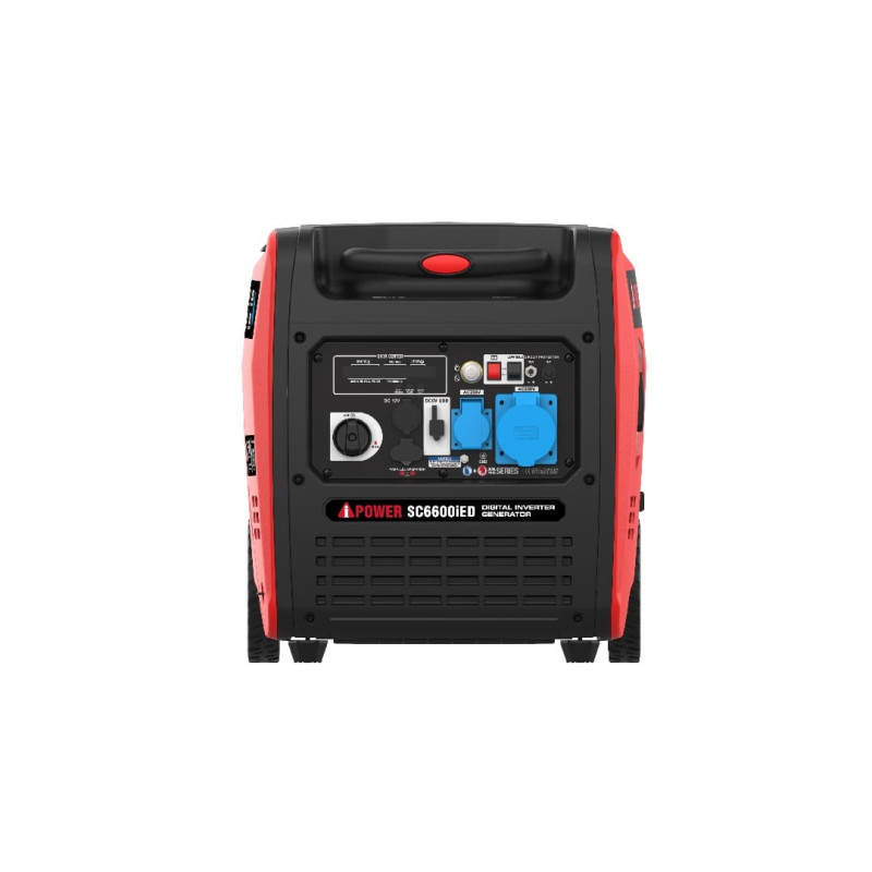 Генератор інверторний A-iPower SC6600i, двопаливний газ/бензин, E-start, на колесах, потужністю 5,5 кВт
