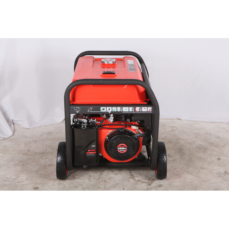 Генератор електроенергії A-iPower A5500E, на колесах, E-start, бензин, потужністю 5 кВт