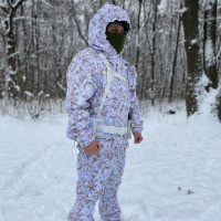 Camouflage Winter Suit DEFua PenCott SnowDrift White-Multicolor