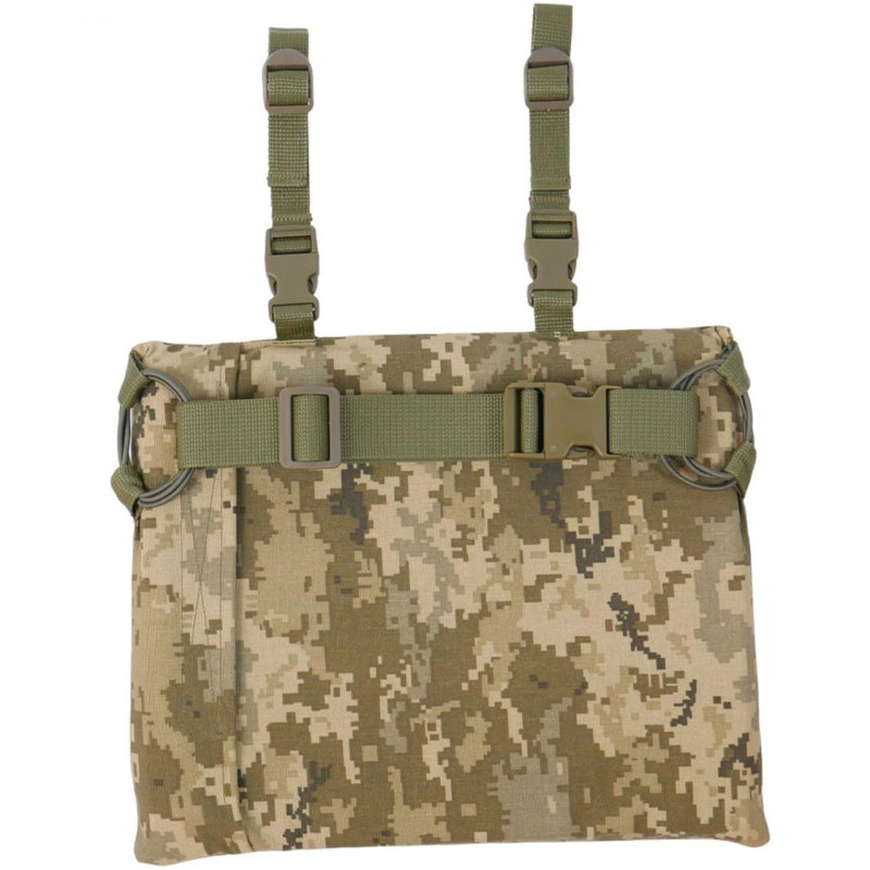 Каремат для сидіння одинарний, п'ятиточка односекційна Kiborg П-1 Піксель