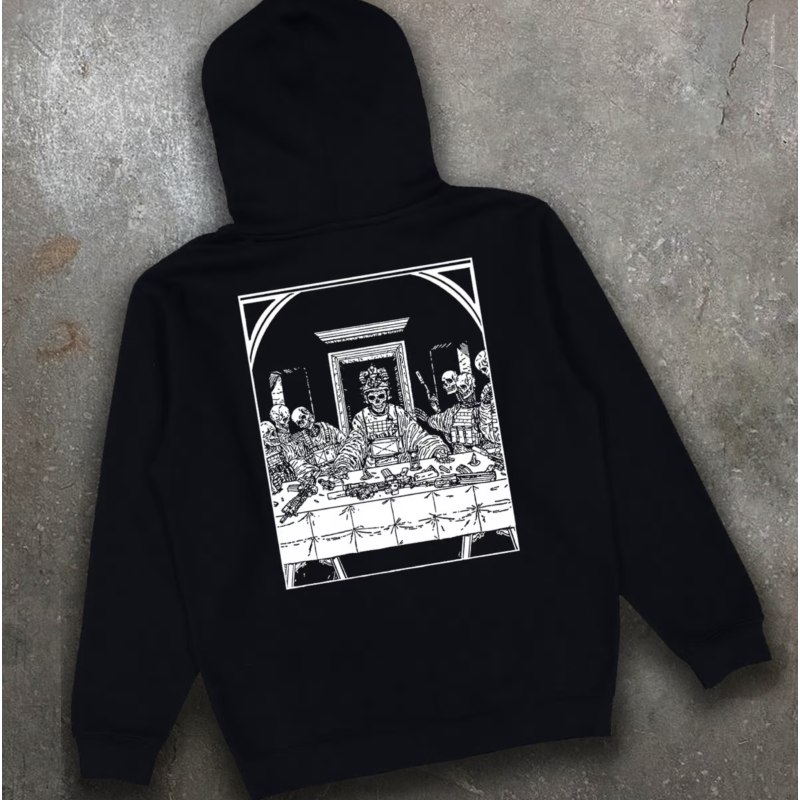 Худі утеплене Bezet Last Supper Чорний