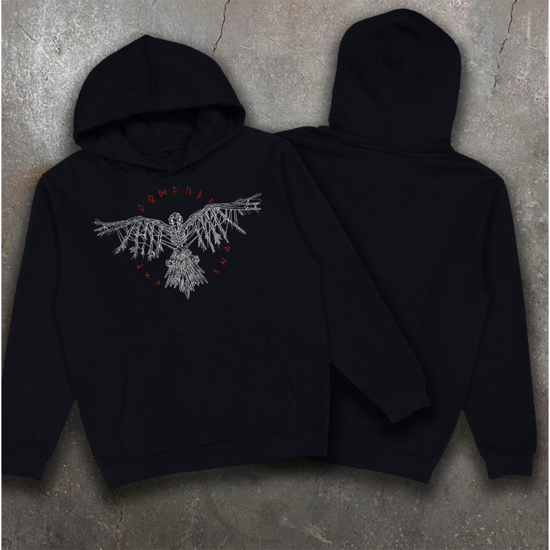 Худі утеплене Bezet Raven Of Odin Чорний
