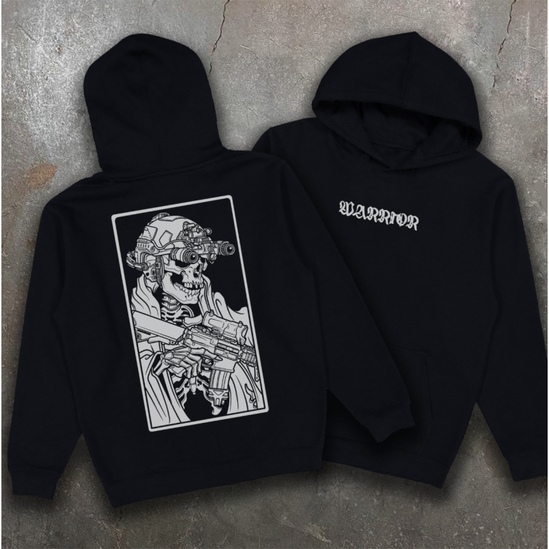 Худі утеплене Bezet Warrior 01 Чорний