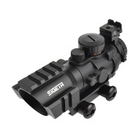 Prismatic riflescope SIGETA Prismatic 4x32 Mildot Red/Green/Blue