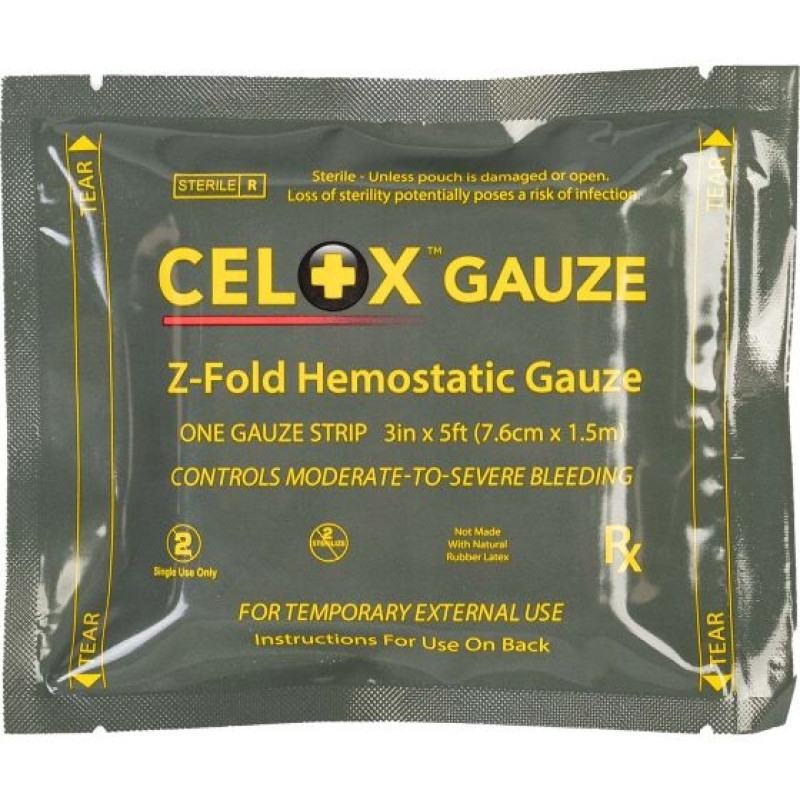 Гемостатичний бинт Сelox Gauze 1.5м