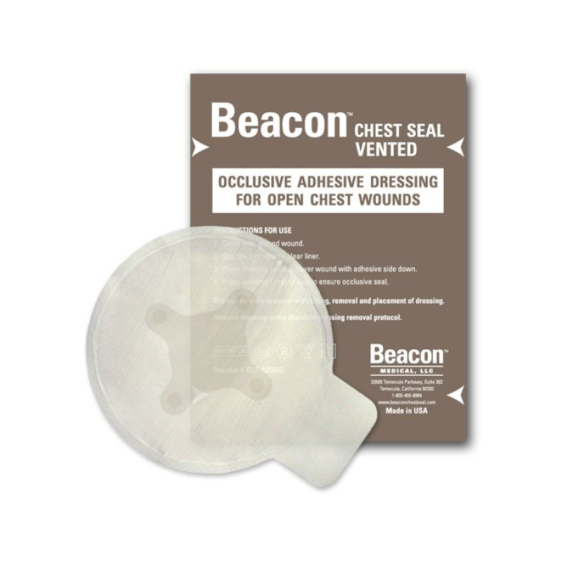 Оклюзійна наліпка Beacon Vented Chest Seal 6″ Round