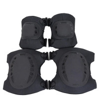 Kiborg set (Knee pads + elbow pads) Black
