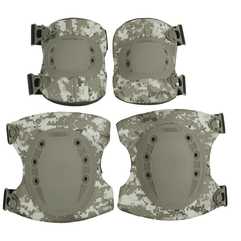 Комлект Kiborg (Наколінники + Налокітники) Піксель