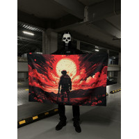 Corogva flag Warrior in the field