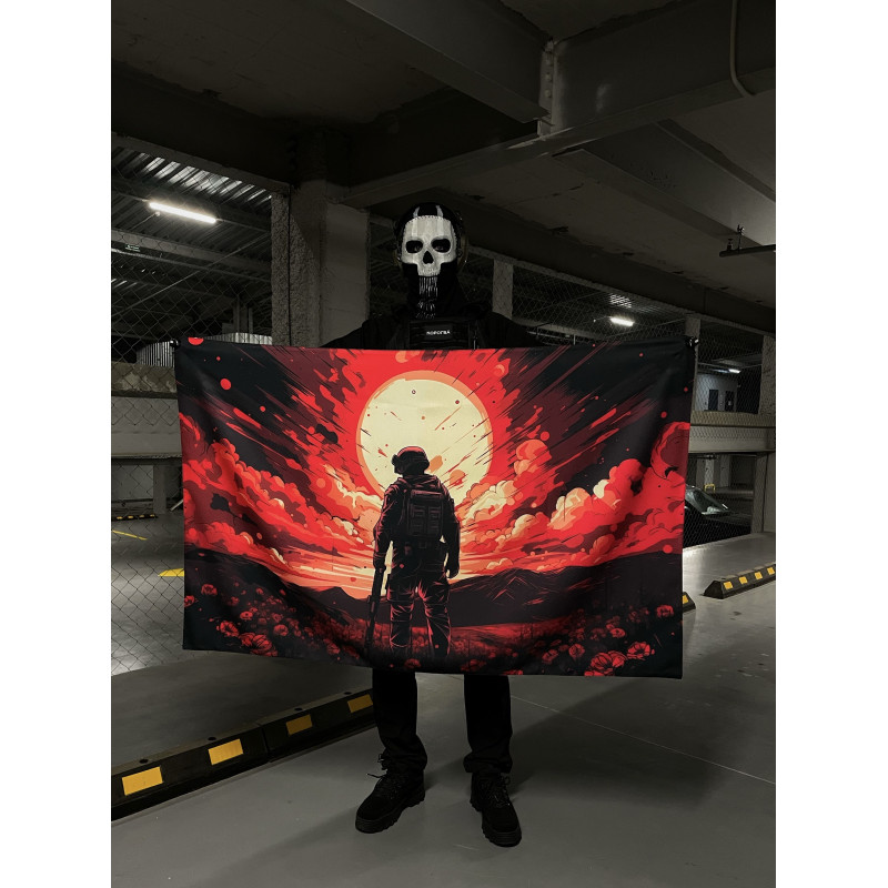 Прапор Corogva Воїн в полі