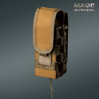 Double pouch for RPK / AK magazines DEFua Transformer Coyote