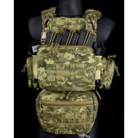 Plate carrier Malva Thorax SET with 6 pouches MM-14 Pixel