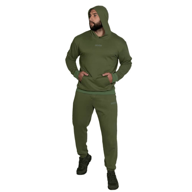 Спортивный костюм Camotec Basic Hood Cotton Олива