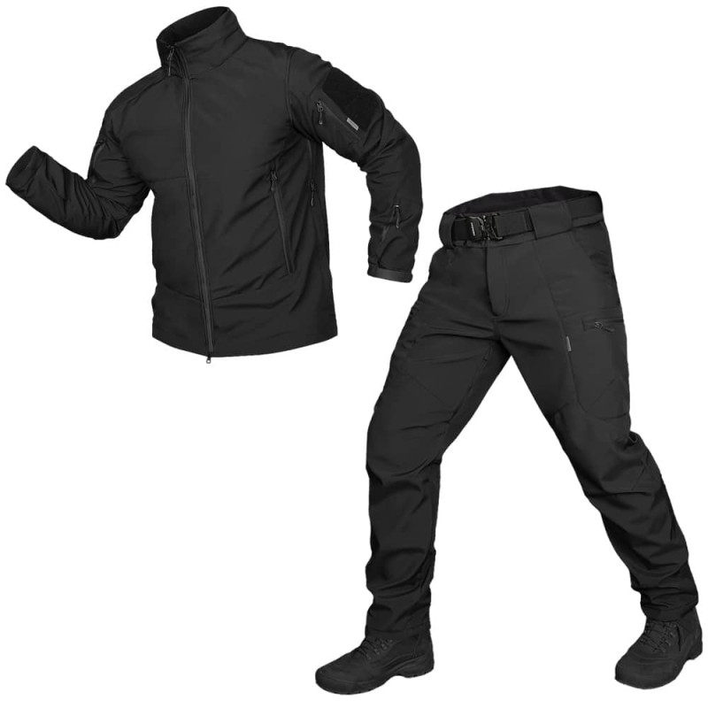 Костюм Camotec Stalker Phantom SoftShell Черный
