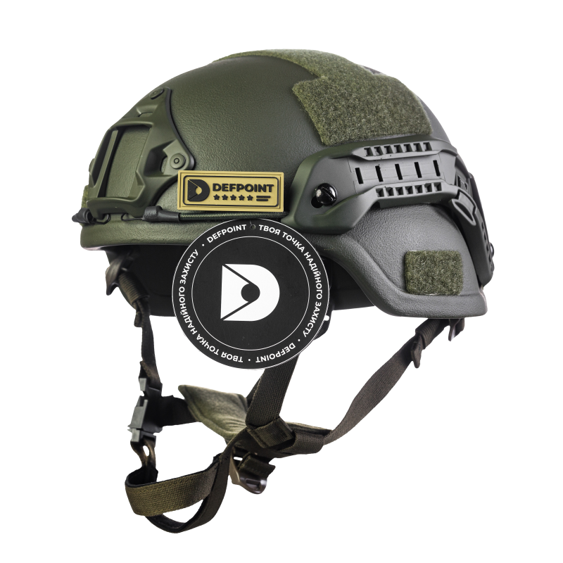 Каска (шлем) MICH 2000 NIJ IIIA. Материал: НВМПЭ. Цвет: олива