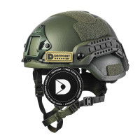 MICH 2000 NIJ IIIA helmet. Material: UHMWPE. Color olive