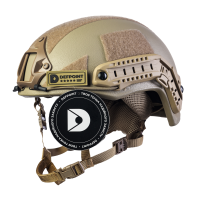 Шлем (каска) FAST NIJ IIIA. Материал: НВМПЭ. Цвет койот