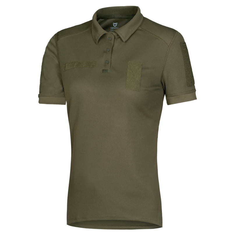 Женское поло Camotec Pani Army ID CoolPass Олива