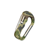 Tactical carabiner knife with LED flashlight DFP Multicam
