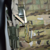 Tactical carabiner knife with LED flashlight DFP Multicam