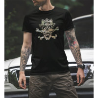 Футболка We Feel Веселый Роджер Черный