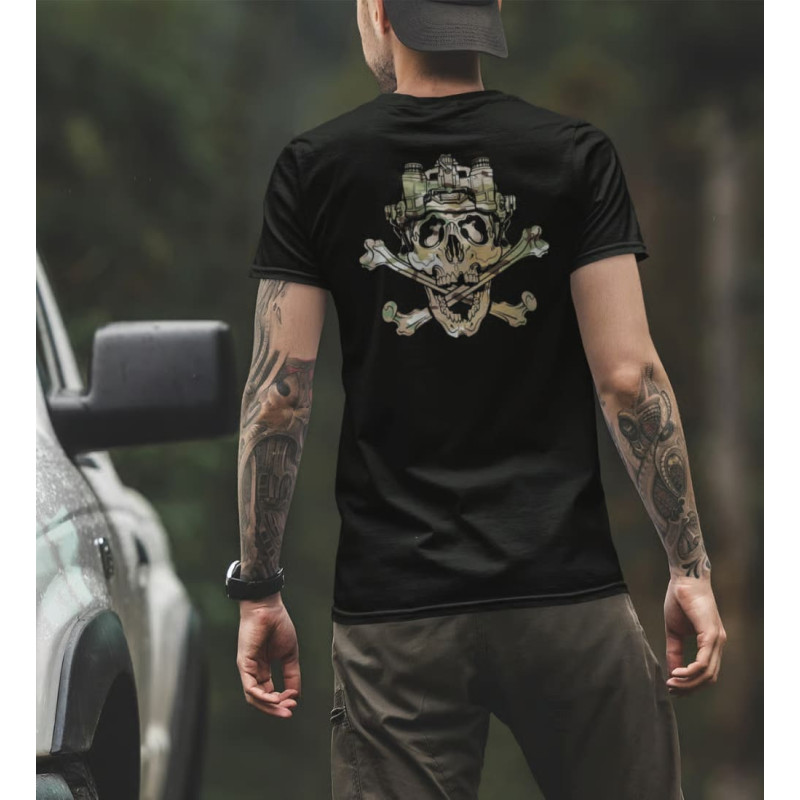 Футболка We Feel Веселий Роджер 01 Чорний