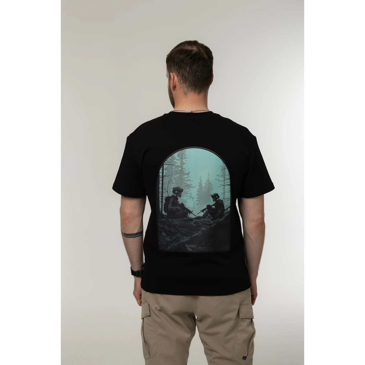 Corogva “Serebryansky Forest” T-shirt, black